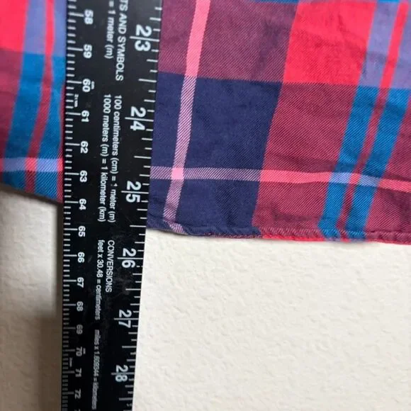 J Crew Shirt Women's Small Plaid Perfect Fit Button Up Casual Long Sleeve - Picture 5 of 7